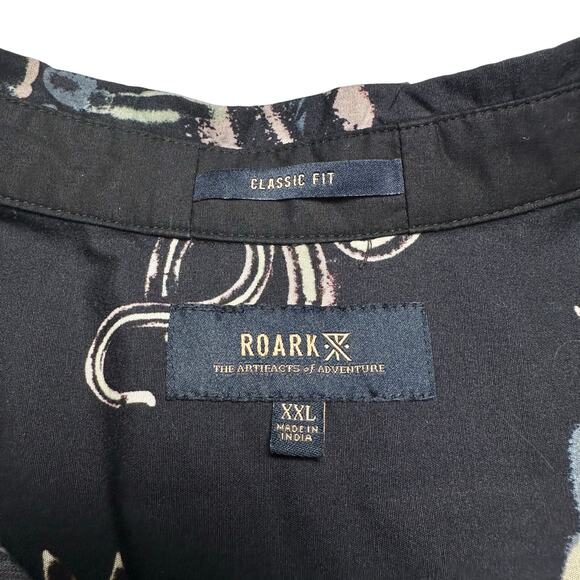 Roark | Men | Journey Tropakill Classic Fit Poplin SS Button Up Shirt | XXL - Picture 7 of 12